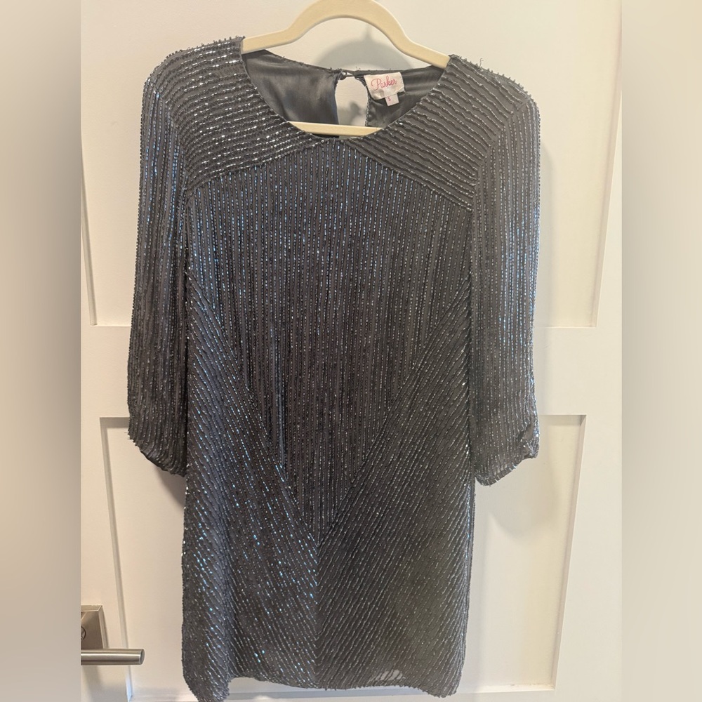 Parker Silver Mini Dress